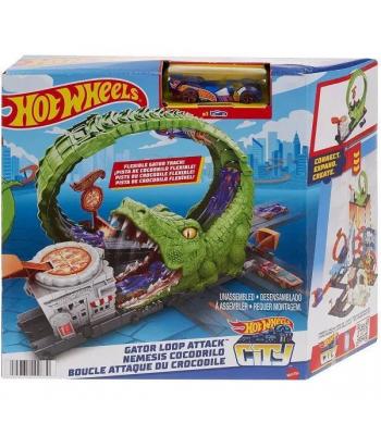 Hot Wheels Looping Ataque do Crocodilo - HKX39 - Mattel