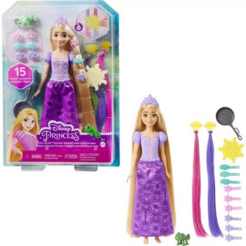 Princesa Rapunzel, Penteados Mágicos - HLW18 - Mattel