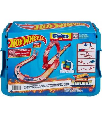 Hot Wheels Track Builder - Acrobacias de Fogo - HMC04 Mattel