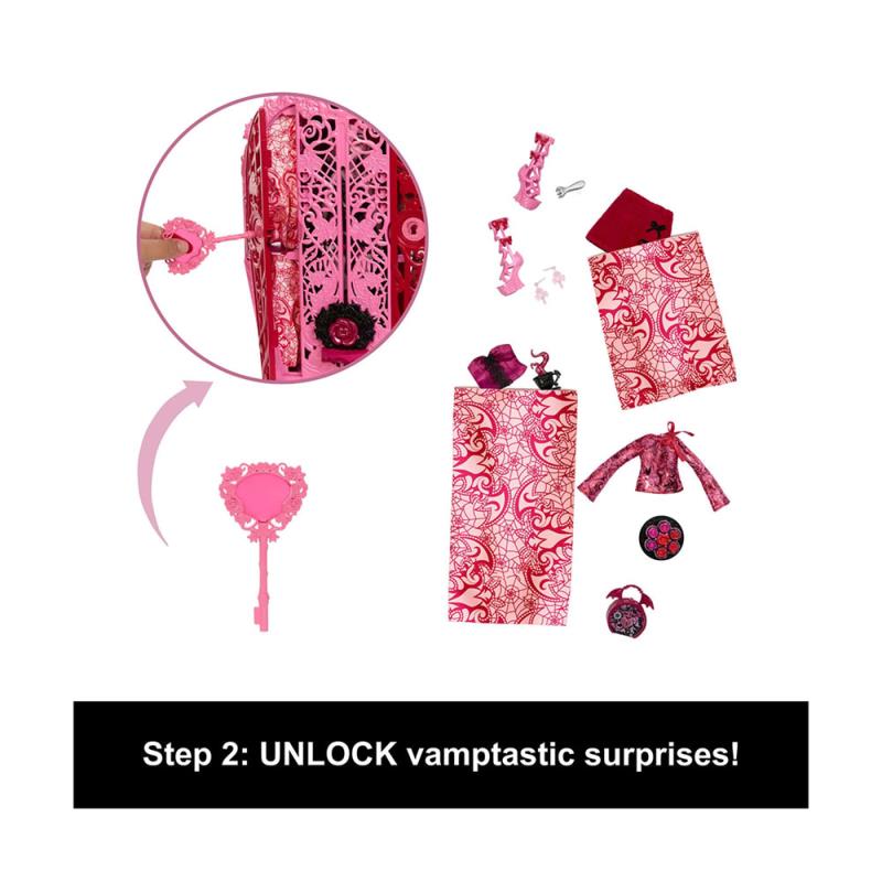 Monster High de 27cm, Draculaura Skulltimate - HYT72 - Mattel