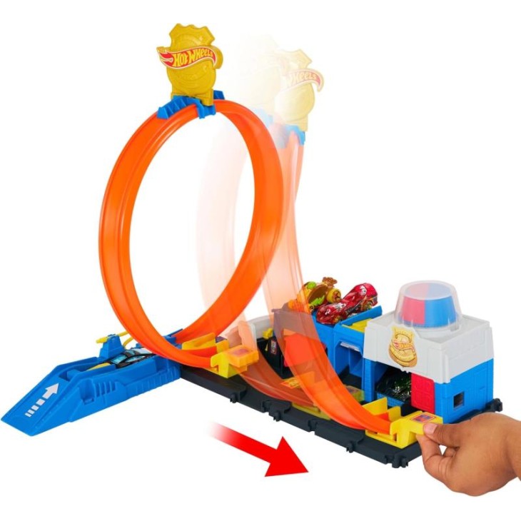 Pista Hot Wheels City Super Delegacia - JBM71 - Mattel