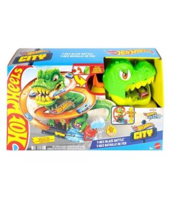 Pista Hot Wheels City T-Rex - JBM73 - Mattel
