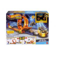 Hot Wheels - Pista Desafio de Troféu Monster Trucks Loop and Flip - JBX64 - Mattel