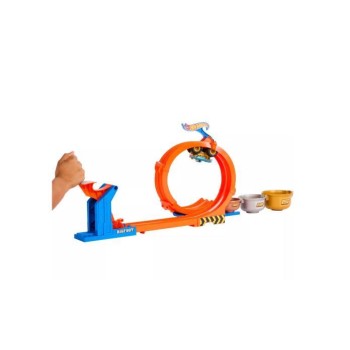 Hot Wheels - Pista Desafio de Troféu Monster Trucks Loop and Flip - JBX64 - Mattel