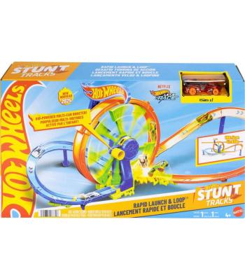 Pista Hot wheels Velocidade e looping - JBX65 - Mattel