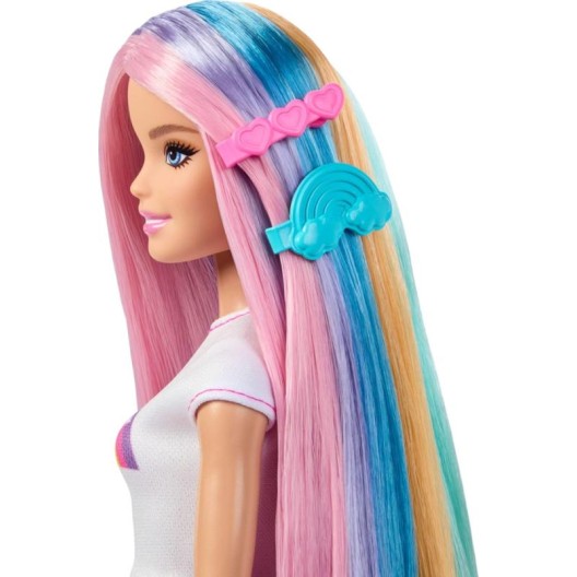 Barbie cabelo arco-íris  JJP06 MATTEL