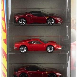 Hot Wheels, set 5 Ferrari - JLN12 - Mattel