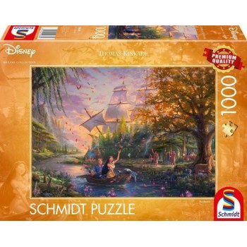 Puzzle 1000 peças Disney, Pocahontas - 59688 - Schmidt