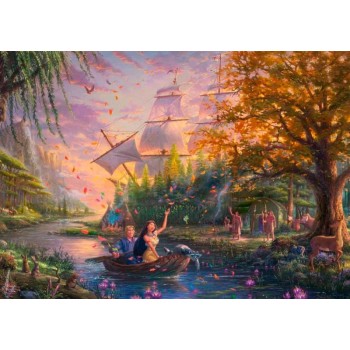 Puzzle 1000 peças Disney, Pocahontas - 59688 - Schmidt
