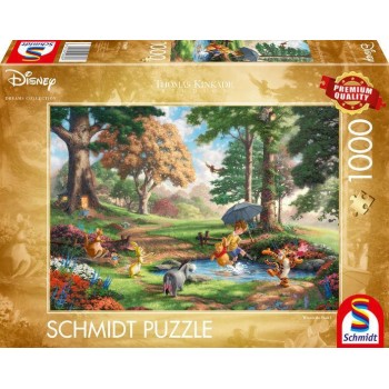 Puzzle 1000 peças Disney, Winnie The Pooh - 59689 - Schmidt