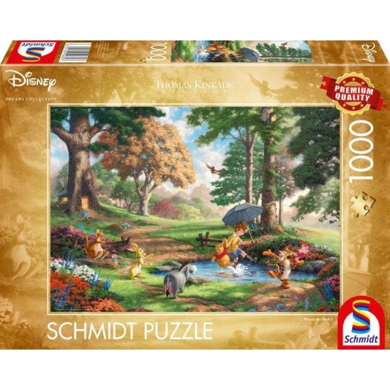 Puzzle 1000 peças Disney, Winnie The Pooh - 59689 - Schmidt