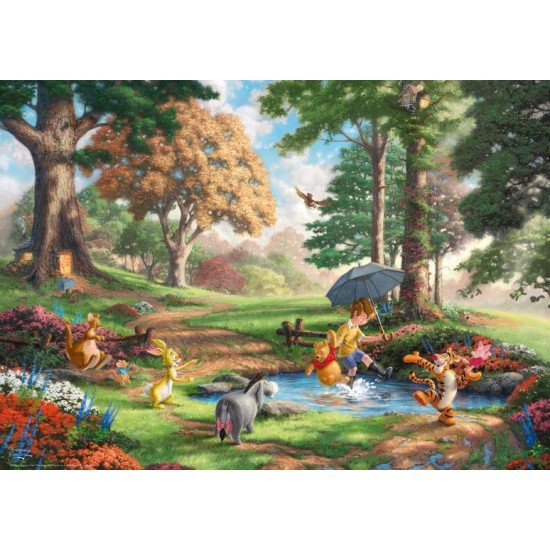 Puzzle 1000 peças Disney, Winnie The Pooh - 59689 - Schmidt