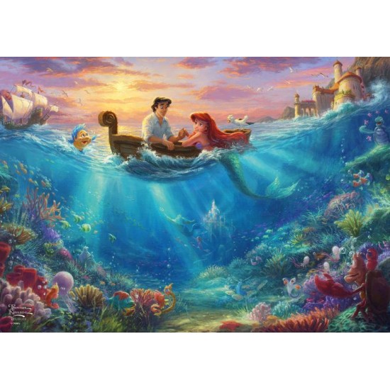 Puzzle 500 peças Disney, A Pequena Sereia - 59927 - Schmidt
