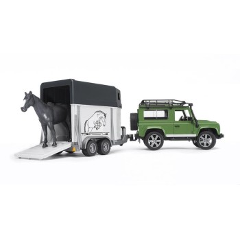 Land Rover Defender com atrelado para cavalos - 02592