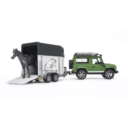 Land Rover Defender com atrelado para cavalos - 02592