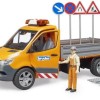 Bruder Carrinha de Obras Municipais com Motorista - 2677