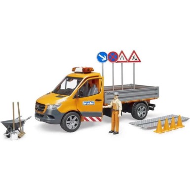 Bruder Carrinha de Obras Municipais com Motorista - 2677