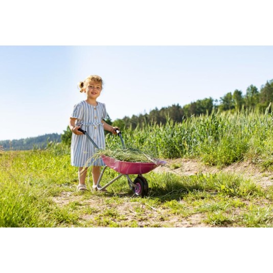Carrinho de mão Rolly Toys amarelo e vermelho - 270859 