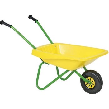 Carrinho de mão ROLLYTOYS Amarelo e Verde - 270873 