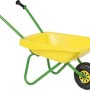Carrinho de mão ROLLYTOYS Amarelo e Verde - 270873 