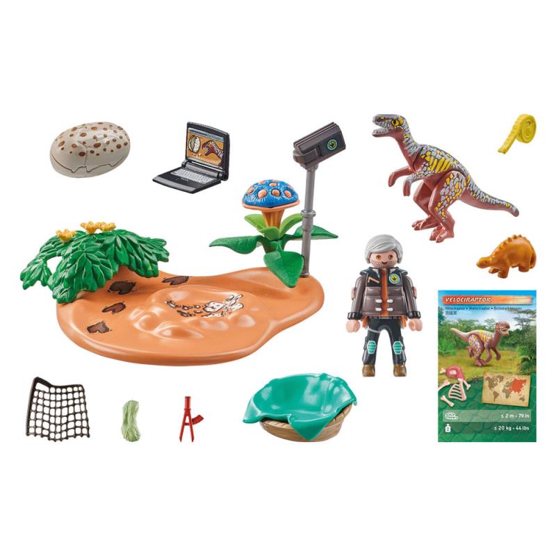 Ninho de Estegossauro com Ladrão de Ovos – Dino – 71526 - Playmobil