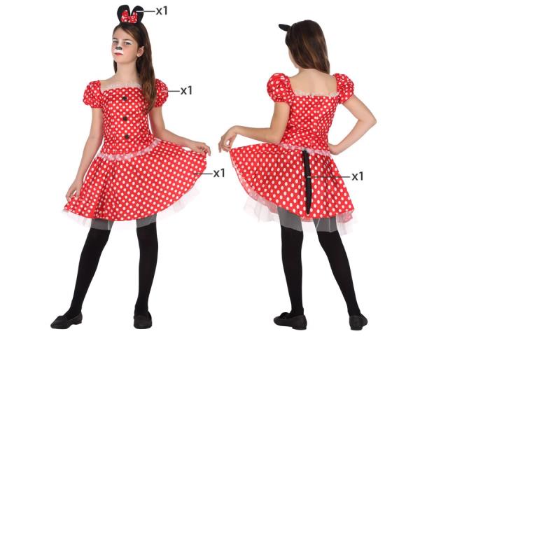 Fato Minnie 5/6 anos - 93070 