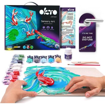 Kit Arte Sensorial, Carpas - 10002 - Okto