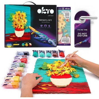 Kit Arte Sensorial, Girassóis - 47540 - Okto