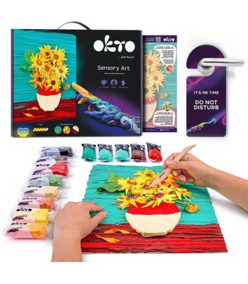 Kit Arte Sensorial, Girassóis - 47540 - Okto