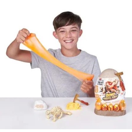 Robo Alive - Ovo de Dinossauro Fóssil Amber Adventure - 71153 - Zuru