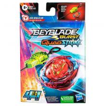 Beyblade QuadStrike Pião e Lançador - Zeal Achilles A8 - F6806