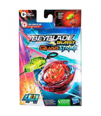 Beyblade QuadStrike Pião e Lançador - Zeal Achilles A8 - F6806