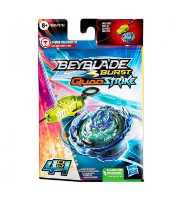 Beyblade QuadStrike Pião e Lançador - Hydra Poseidon P8 - F6805