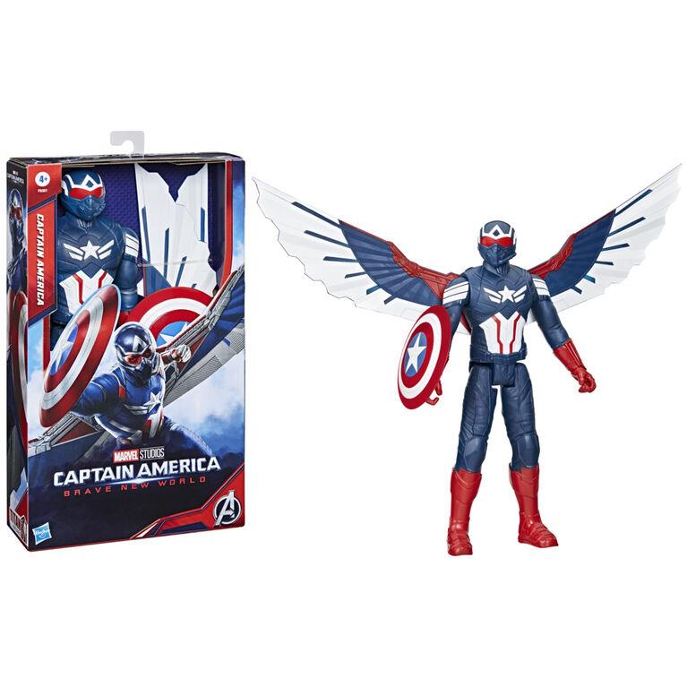 Avengers - Figura Titan Deluxe do Capitão América - E9301 - Hasbro