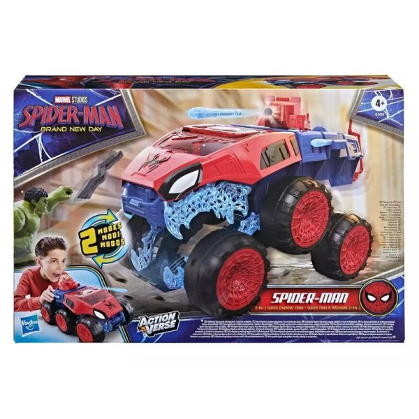 Spider-Man: Brand New Day - Supertanque Mordedor 2 em 1 - G3439 - Hasbro