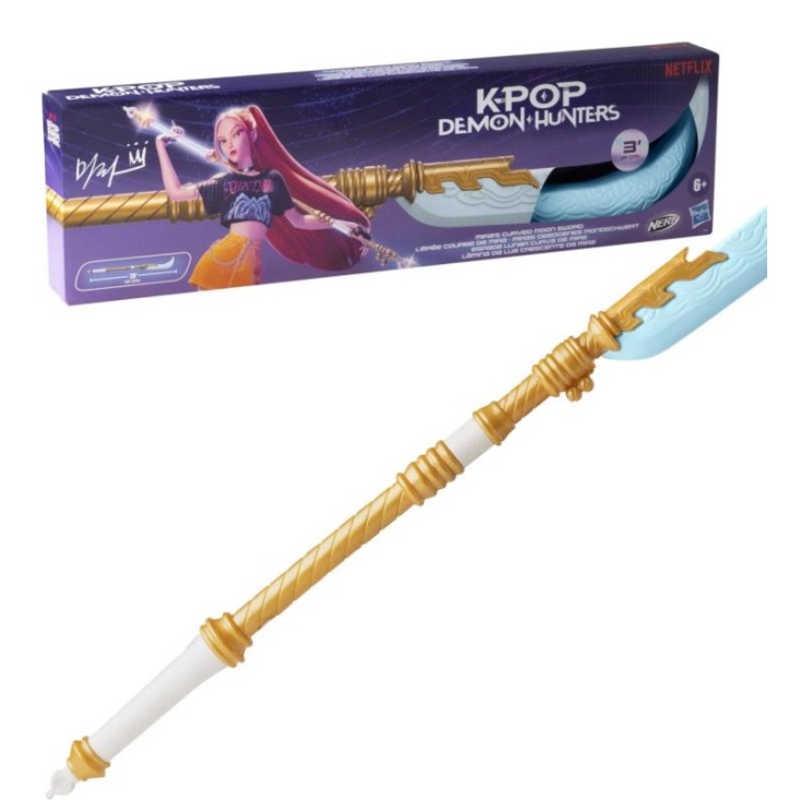 K-POP DEMON HUNTERS - Espada "Curved Moon" da Mira, Nerf 91 cm - G4789 - Hasbro