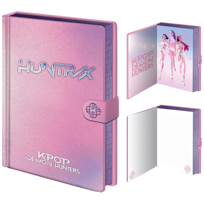 K-Pop Demon Hunters Caderno Premium A5