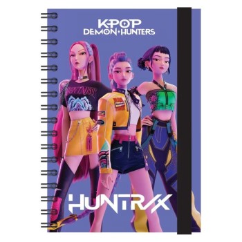 Caderno A5 K-Pop Demon Hunters - 364-02910 - GIM