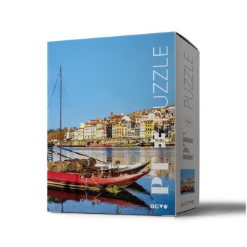 Puzzle 1000 peças, Barco Rebelo - 143 - Olivo