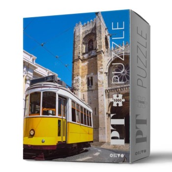 Puzzle 1000 peças, Elétrico Lisboa - 555 - Olivo