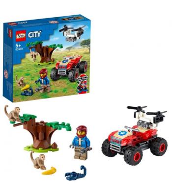 LEGO City - 60300 - Moto-Quatro de Salvamento de Animais Selvagens