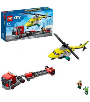 LEGO City - Transporte de Helicóptero de Salvamento - 60343 