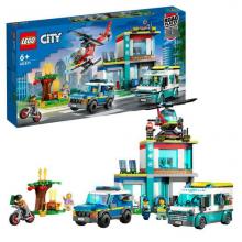 LEGO City - 60371- Sede dos Veículos de Emergência