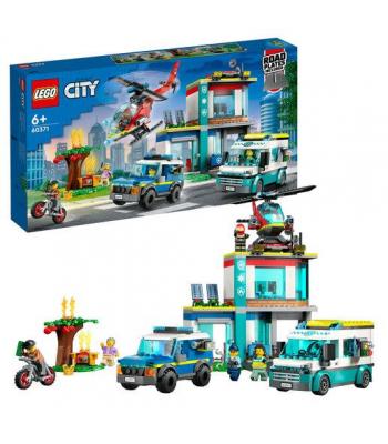 LEGO City - 60371- Sede dos Veículos de Emergência