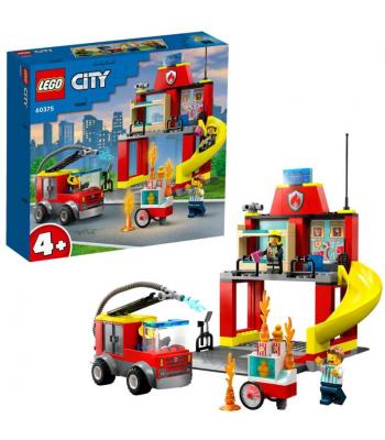 LEGO City 4+, Quartel e Camião dos Bombeiros - 60375