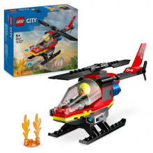 LEGO City - 60411 - Helicóptero de Resgate dos Bombeiros