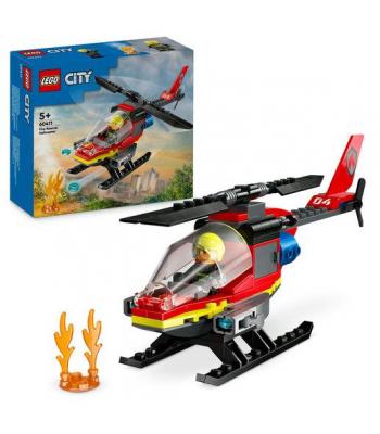 LEGO City - 60411 - Helicóptero de Resgate dos Bombeiros