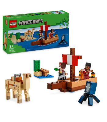 LEGO Minecraft - 21259 - A Viagem do Barco Pirata