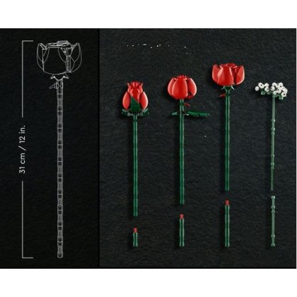 LEGO Icons  - 10328 - Bouquet de Rosas 