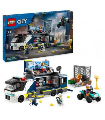 LEGO City - 60418 - Camião de Laboratório Criminal da Polícia 